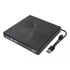 Leitor E Gravador De Cd E Dvd Externo USB 2.0/3.0 + Tipo-C,slim