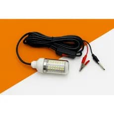 Luz de Pesca Subaquática LED 108 Leds IP68 12–24VDC 5M Atrai Peixes Lula Camarão Água Doce e Salgada