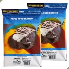 Papel Foto Glossy A4 180g Brilhante 500 Folhas Resistente À Água Alta Resolução Premium