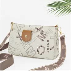 Bolsa feminina transversal, bolsa de ombro, alça de ombro larga ajustável