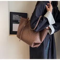 Bolsa de ombro grande feminina para faculdade, trabalho e viagens