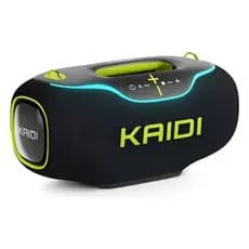 Caixa Som Bluetooth 350w Tws Potente Ipx6 Portátil Kaidi 888 Preta + Brinde Carregador Turbo 40W