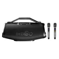 Caixa De Som Imenso X75 200w Rms 9000mah Ipx4 C/ 2 Mic Cor Preto