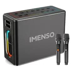 Caixa De Som Portátil Bluetooth Imenso X32 120w Ipx4 C/ 2mic Cor Preto 110V/220V