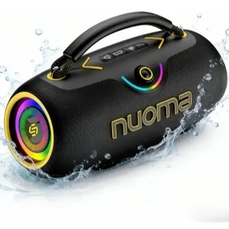 Caixa De Som Bluetooth Portátil 350w 1800mah Nm-aip602 Preto