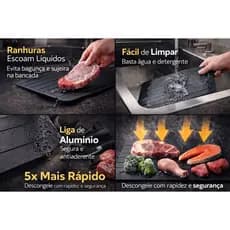 Tabua de Carne Descongelamento Rápido para Carnes