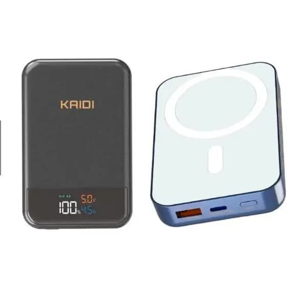 Carregador Por Indução Portatil Power Bank Magnético 10.000 Mah