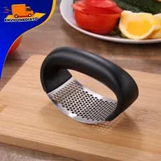 Amassador Espremedor Triturador de Alho em Aço Inox Premium Manual
