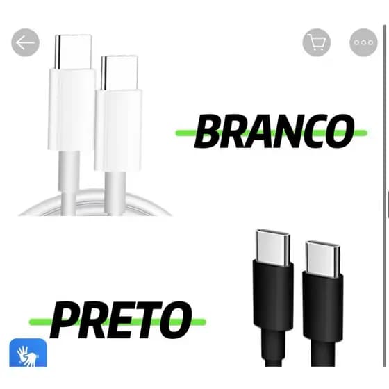 Cabo Typ  C  para Typ  C  Para Samsung Xiaomi Mootorola