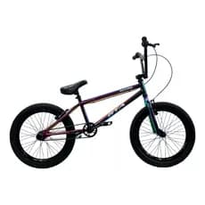 Bicicleta Bmx Aro 20 Pneu Balão Preto Aero - Cor Camaleão