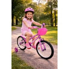 Bicicleta Aro 16 Infantil Feminina Com Rodinhas