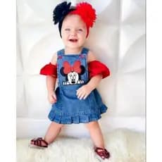 Salopete JEANS (0 a 5 anos) Jardineira masc. Recém nascido Só hoje salopete infantil