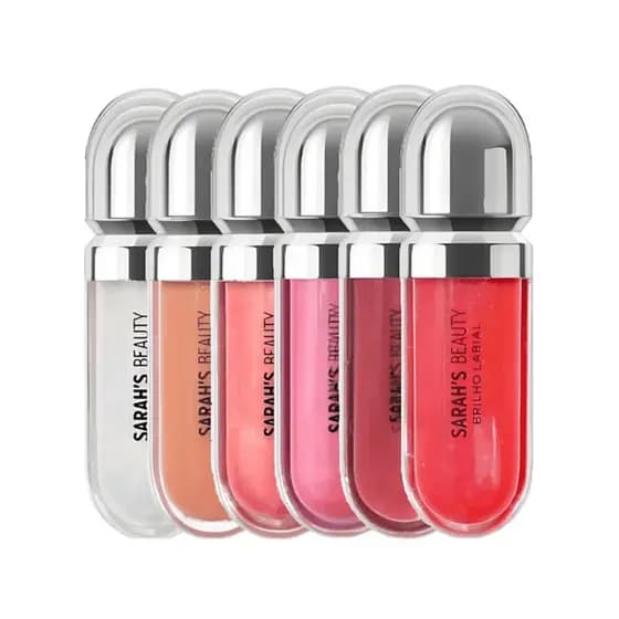 Gloss Brilho Labial Sarah's Beauty - Hidratação e Longa Duração