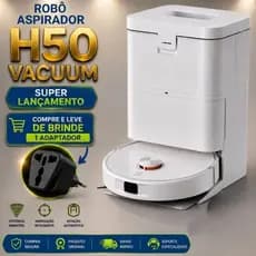 Robô de Limpeza Xiaomi Robot Vacuum H50  Base de autoLimpeza versão global original lacrado