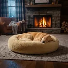CAMINHA DONUT NUVEM PET PELUCIA REDONDA CAMA NINHO CASINHA CASA Cachorros Gatos FUNDO ANTIDERRAPANTE
