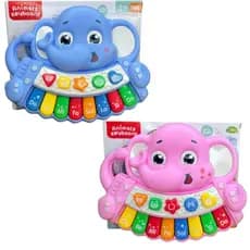 Piano Infantil Elefantinho Educativo com Música, Sons de Animais, Luzes e Diversão Garantida