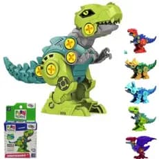 DINOSSAURO SUPER ROBÔ MONTA E DESMONTA BRINQUEDO DINO PARAFUSO CHAVE EDUCATIVO DIDATICO 27pçs 12cm