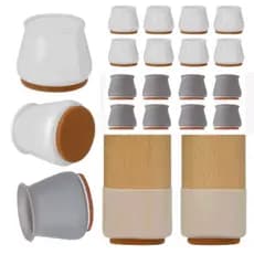 PROTETOR DE SILICONE C FELTRO CADEIRA MESA MOVEIS COZINHA FLEXIVEL PEZINHO SERVE PÉ REDONDO QUADRADO