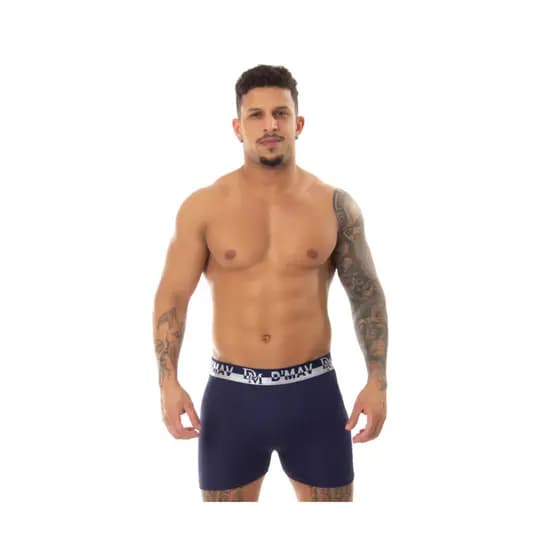 Cueca Boxer Masculina D'MAV em Microfibra com Cós Personalizado