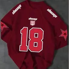 Camiseta T-shirt Unissex Algodão Chicago 18 Camisa Premium Casual Streetwear