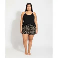 Kit 5 Baby Dolls Plus Size  Suede Tecido Respirável Conforto Versatilidade  Noites Tranquilas