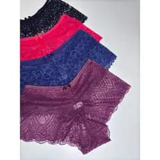 Kit 10 Calcinhas Modelo Caleçon Tamanhos Cores Variados Sensuais