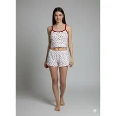 Kit 5  Baby Dolls Feminino Suede Canelado Estampado Conforto Estilo Para Suas Noites