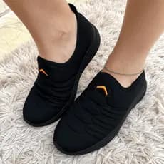 Tênis Feminino Caminhada Confortável Leve Flexível Academia Casual Dia a Dia Macio