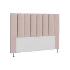 Cabeceira Estofada Cama Queen 1,60m Carla Suede Rosê