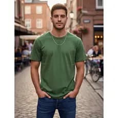 kit 3 Camisetas Manga Curta - Tecido Liso - 100% Algodao - Camiseta Premium