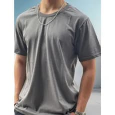 camiseta manga curta lisa basica 100% algodão casual dia a dia