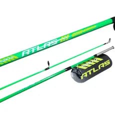 Vara De Pesca Deyu Atlas 1,35 Verde Fibra Reforçada  Portátil Leve
