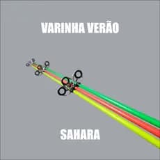 Vara De Pesca Verão Sahara 1,35M Fibra Reforçada  Portátil Leve