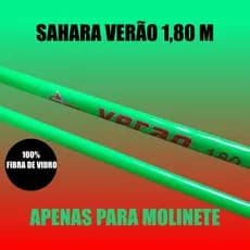 Vara De Pesca Verão Sahara 1,80M Fibra Reforçada  Portátil Leve
