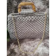 bolsa praia/bolsa casual/bolsa fio de malha/ bolsa artesanal