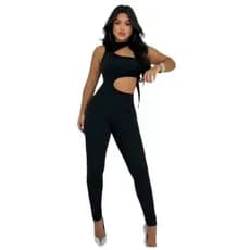 Macacão Lesly store preto moda 2025