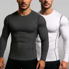 CAMISA DE COMPRENSSAO, MANGA LONGA, ESTILOSA, MODA IDEAL PARA  TREINOS E DIVERSAS OCASIOES