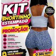 3 SHORTS ESTAMPADOS ANAGUA PARA DORMIR PSCINA TREINOS ETC