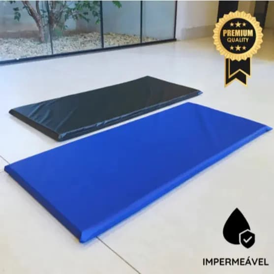 Colchonete de Academia 90x40x3 Espuma Macia Impermeável Yoga Pilates Fit Mat Treino