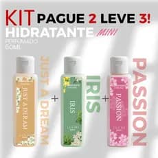 KIT Hidratantes corporais Mini 60ml (Alta concetração)