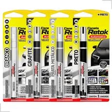Caneta Tira Riscos Pintura Automotiva Carro Moto Reparadora Pintar Manchas Lataria Reparo Permanente