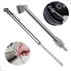 Kit Calibrador De Pneus Medidor De Pneu Bico Duplo Carro Pressão Calibragem Encher Manual Moto Bike