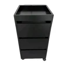 CARRINHO AUXILIAR GAVETEIRO  MADEIRA MDF COM 3 GAVETAS