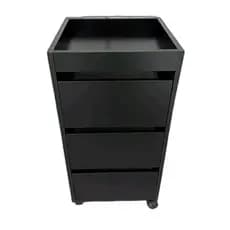 CARRINHO AUXILIAR GAVETEIRO MDF COM 3 GAVETAS