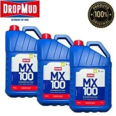 Kit com 3 Unid. Shampoo DropMud 5 Litros MX100 Lava Moto Carro Detergente Automotivo Motocross