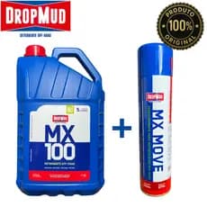 Kit 1 Shampoo DropMud 5L + 1 Desengripante MX Move Moto Cross Trilha Limpeza