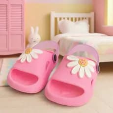 Chinelo Infantil Verão Nuvem Slide Menina Fruta Delicada Flor Colorida Macio Confortável Leve