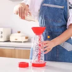 Tapioqueira Peneira Polvilhador Armazena Tapioca Beiju Farinha Cozinha Utensilio baz