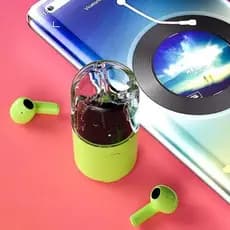 caixa de som sem fio e fones de ouvido 2 em 1 alto-falante tipo balde fones de ouvido Bluetooth baz