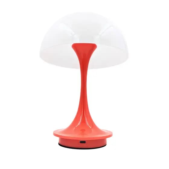 Abajur de Mesa LED Touch 3 Niveis Recarregavel 23,5cm Altura